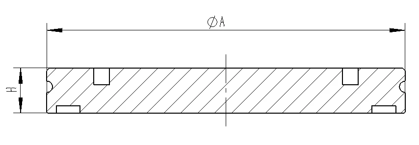 ISO真空盲板